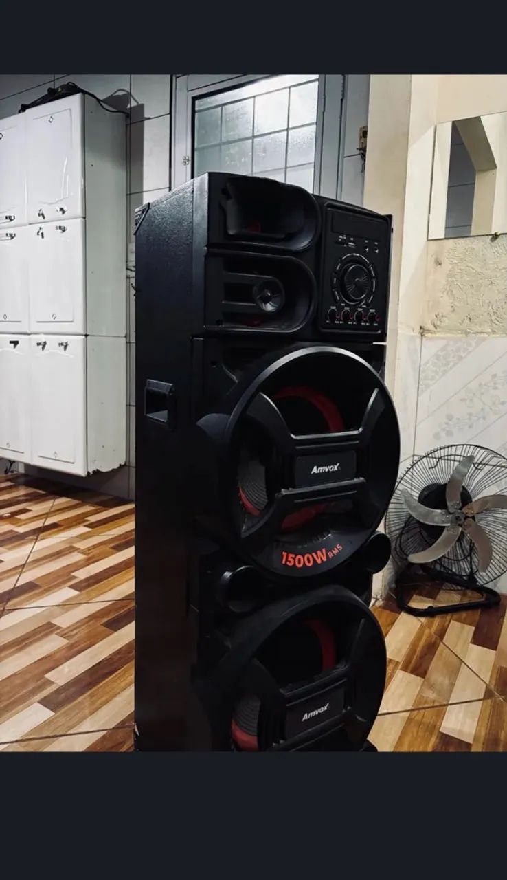 caixa de som amvox 1500w - Foto 3