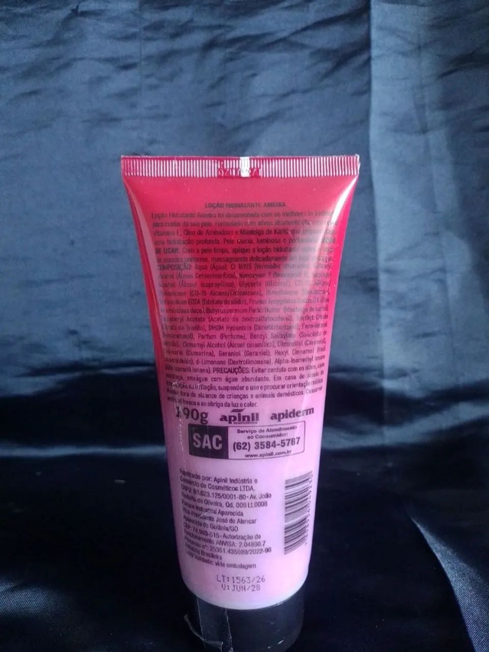 Loção hidratante apiderm ameixa 190g - Foto 3