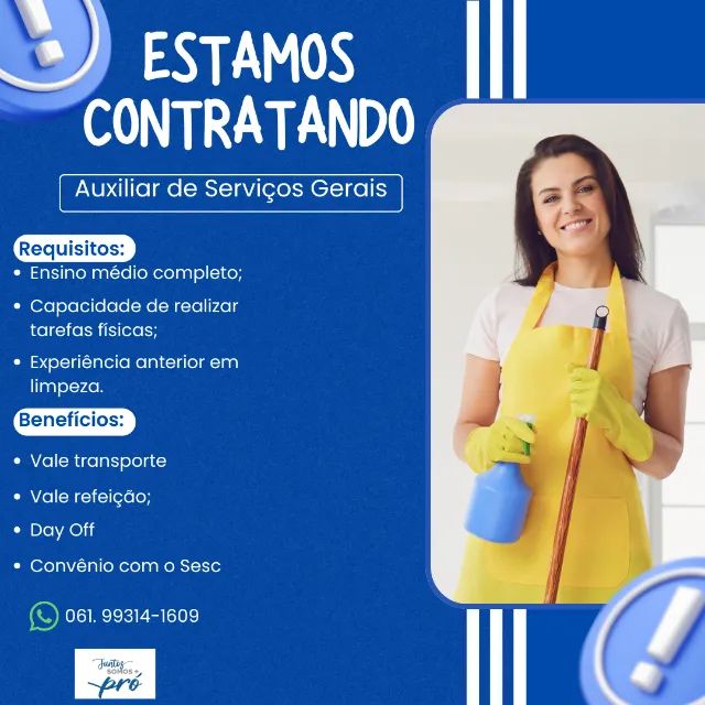 AUXILIAR DE SERVIÇOES GERAIS 
