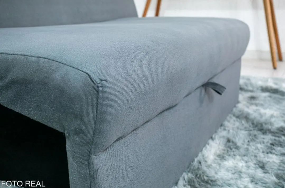 Sofá cama Malu Suede / 3 cores disponíveis  / pague na entrega  - Foto 3