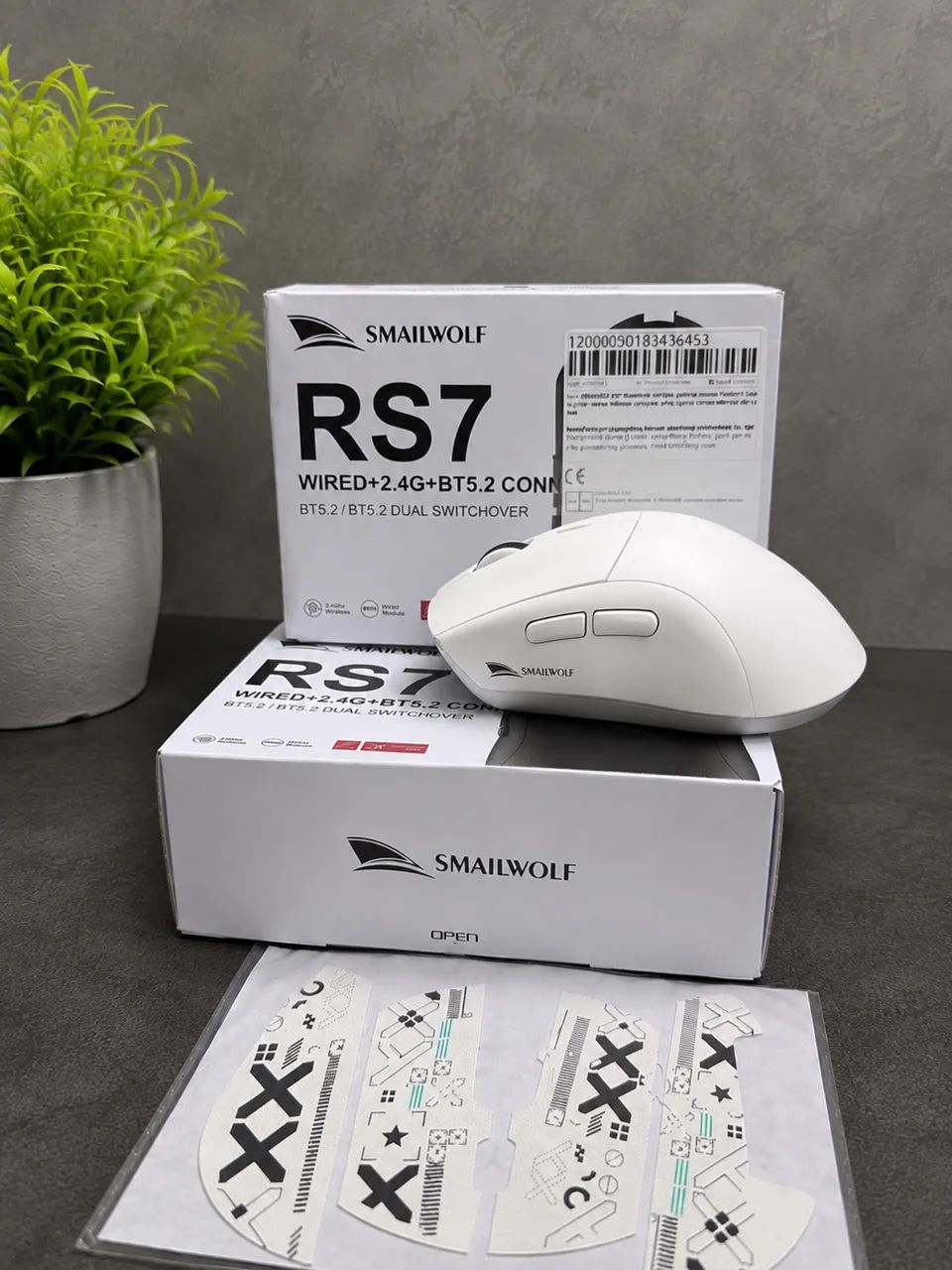 MOUSE SEM FIO SMAILWOLF RS7  - Foto 3