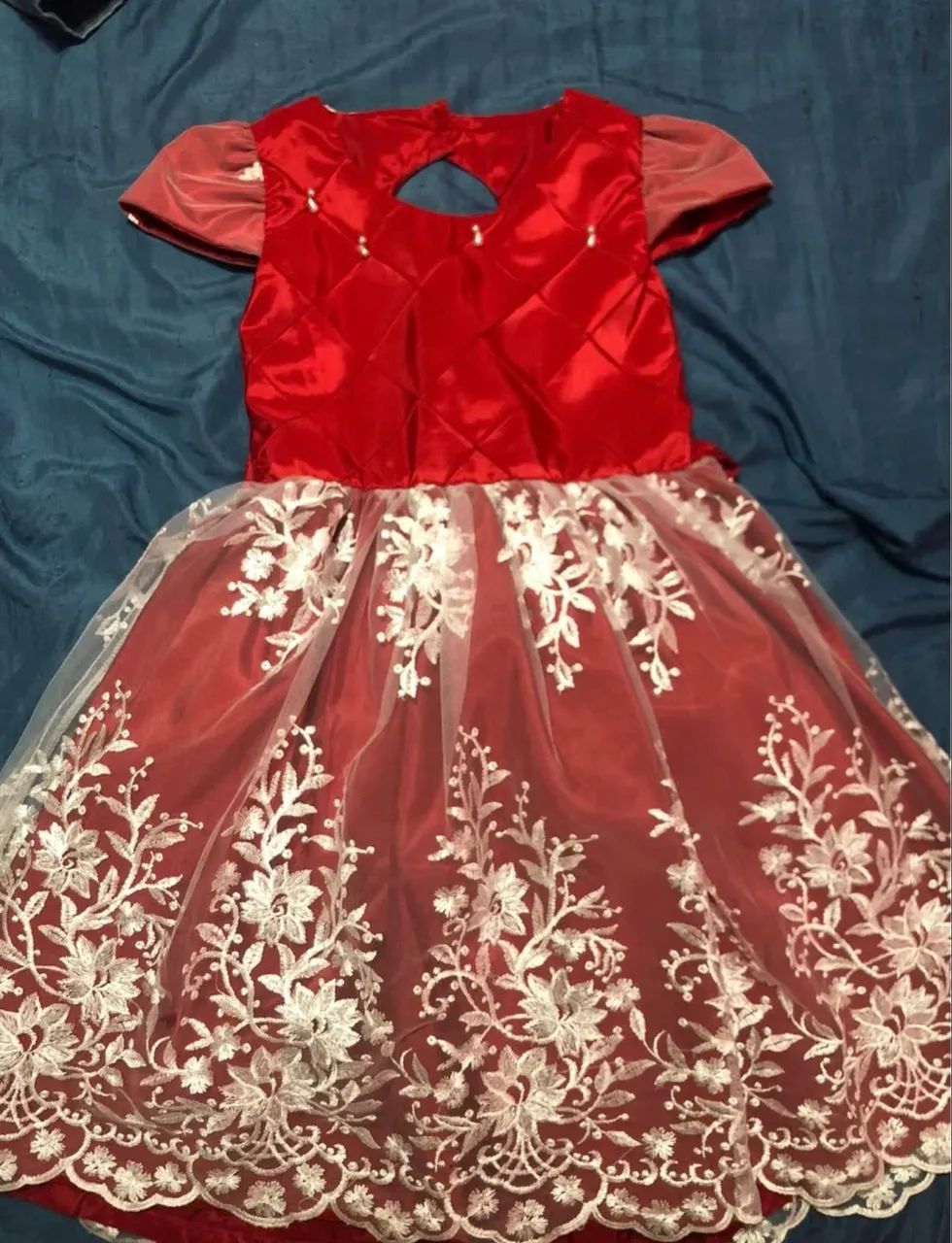 Vestido Infantil de Renda - Foto 4