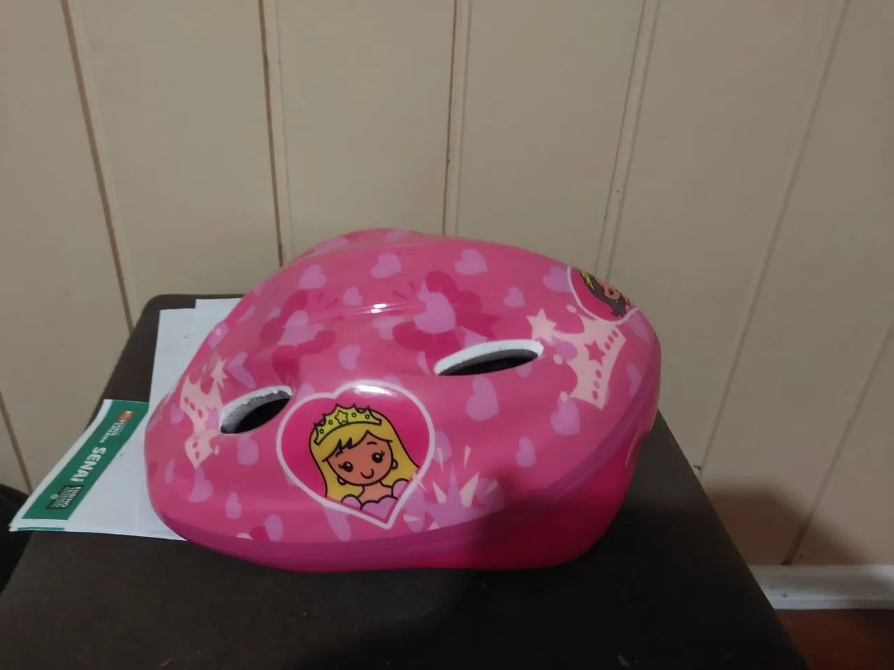 Capacete de proteção rosa P - Foto 2