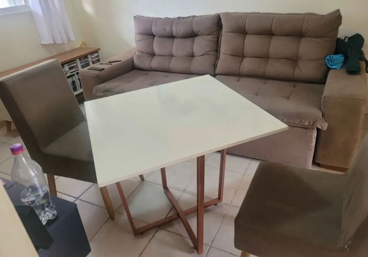 MESA E 2 CADEIRAS (desmontável) - Foto 2