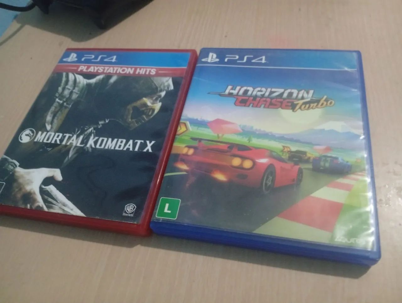 Jogos ps4, Horizon Chase turbo e mortal Kombat x - Jogos de Vídeo