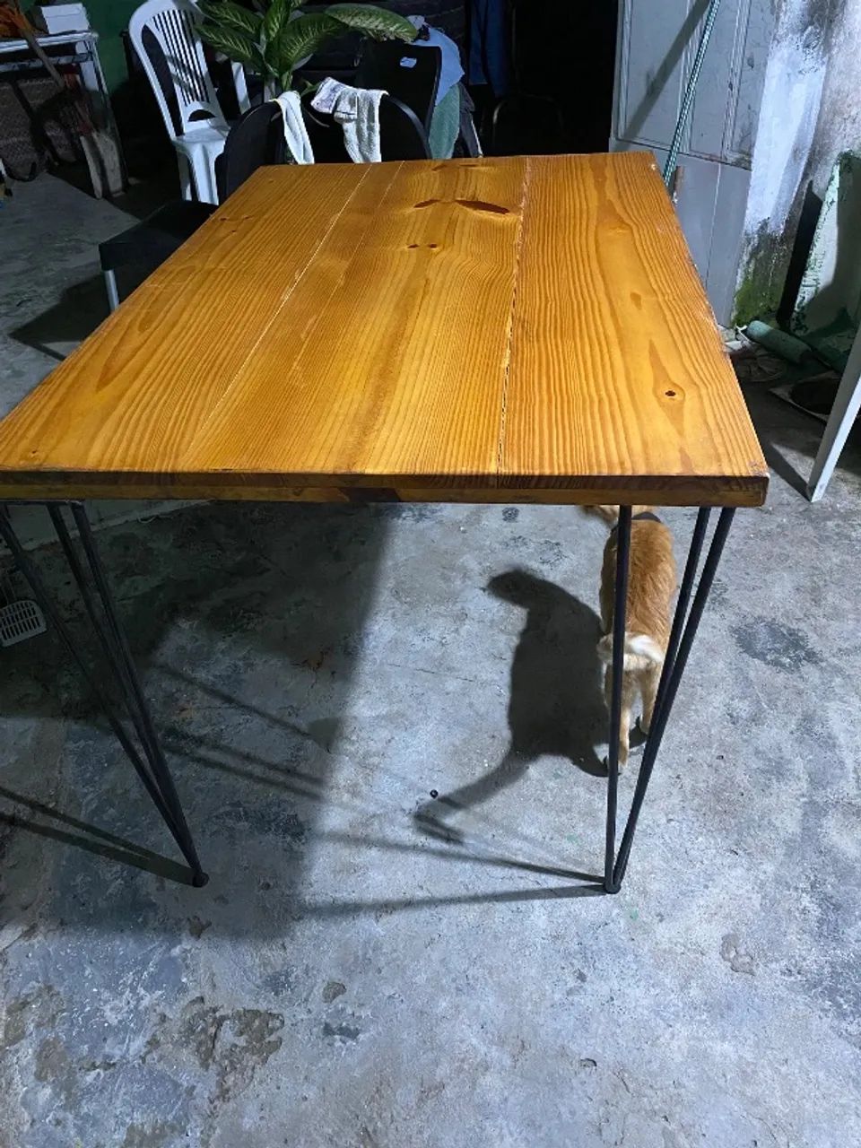 Mesa de jantar retangular 