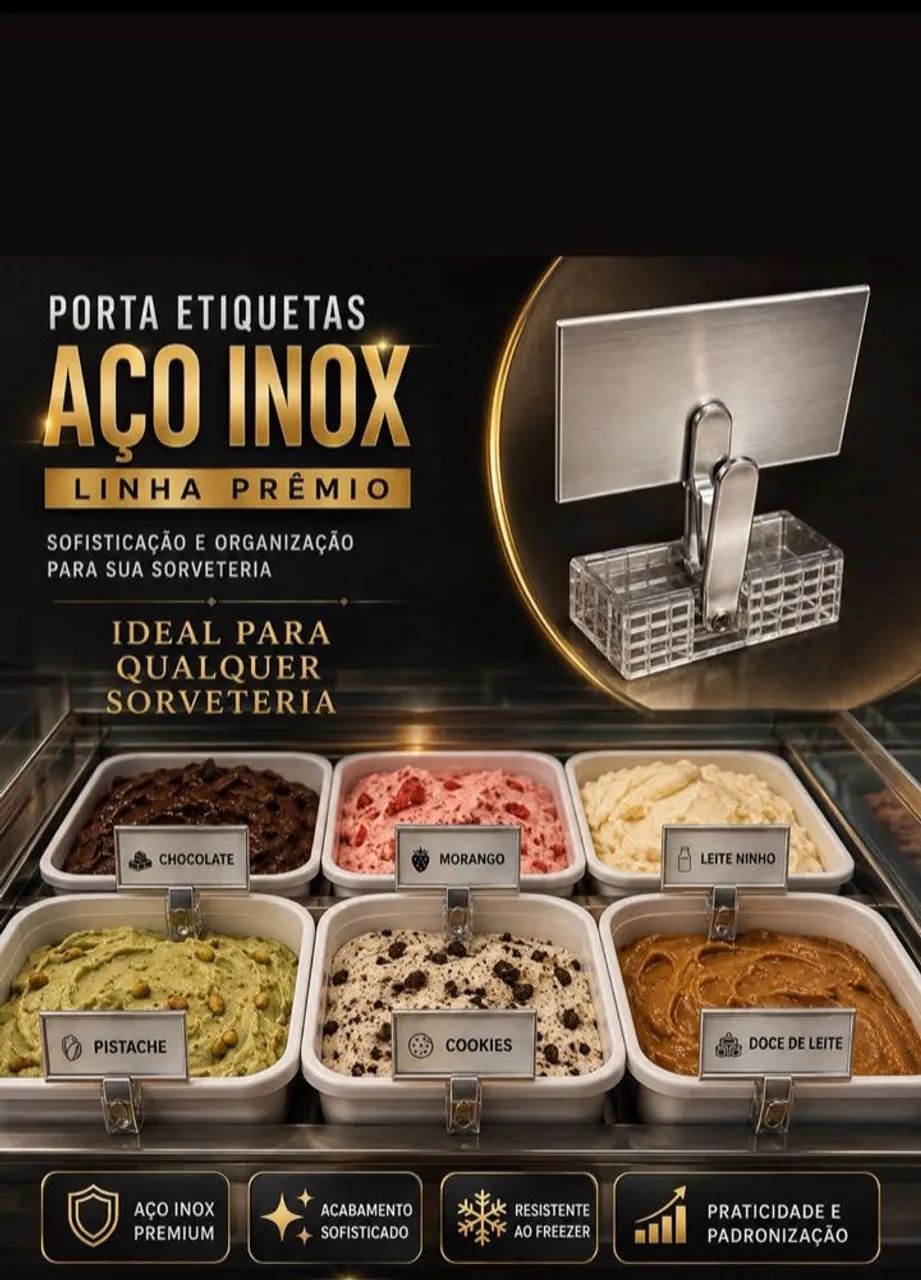 Buffet self service para sua sorveteria e açaíteria totalmente em aço inox  - Foto 2