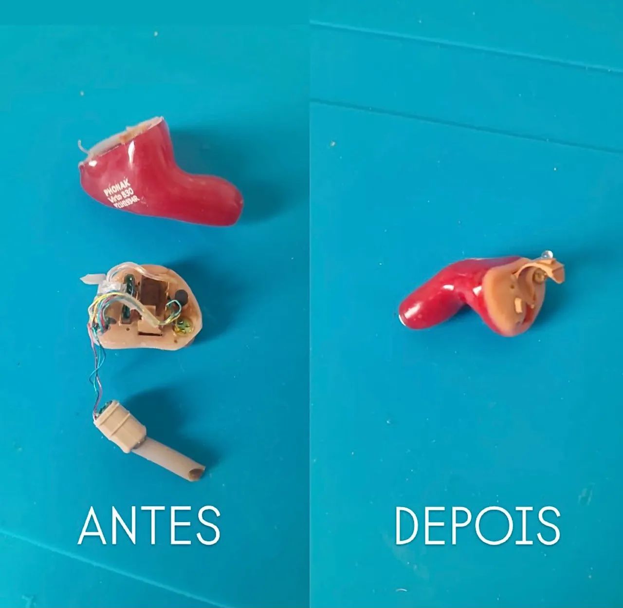 Conserto em aparelhos auditivos!
