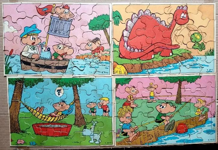 Quebra-cabeça antigo Cebolinha - Foto 3