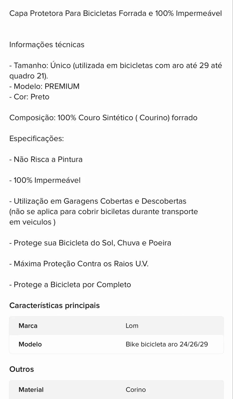 Capa para bicicleta - Foto 2