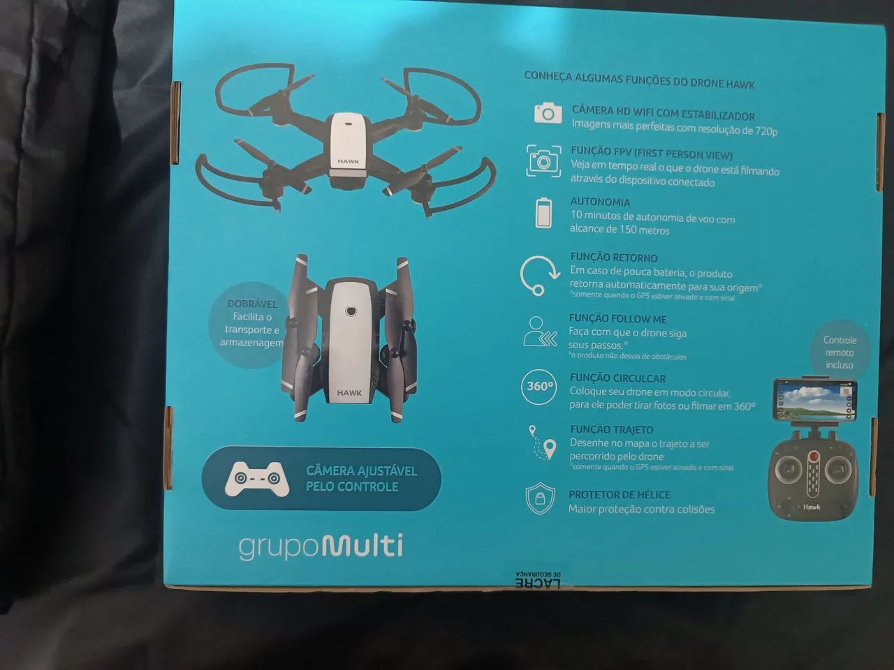 Drone Hawk GPS novo  - Foto 2