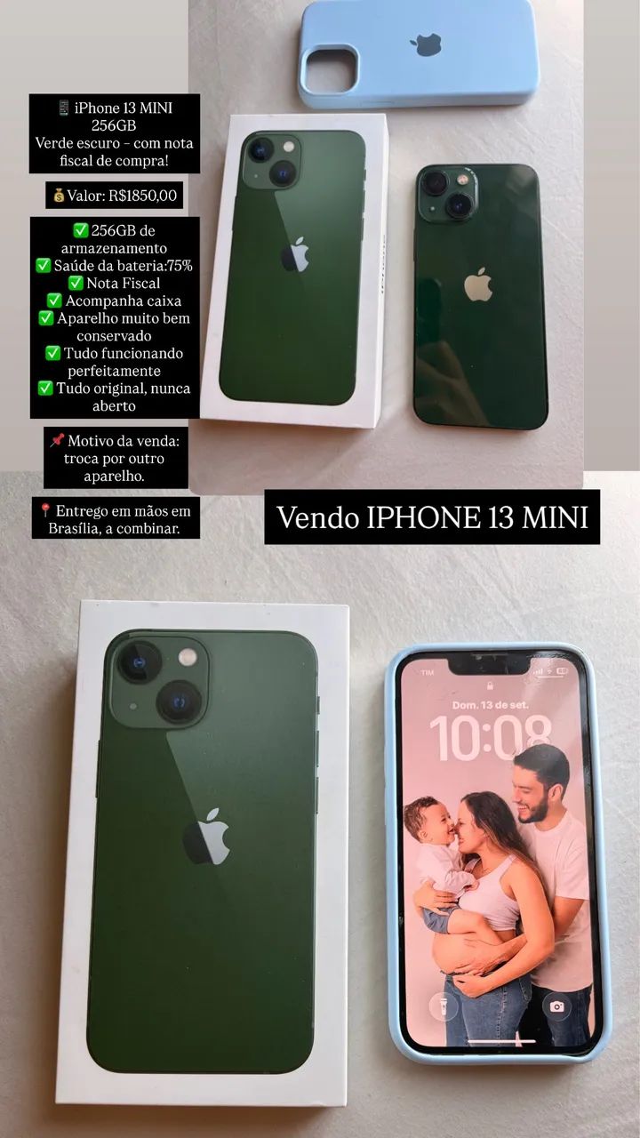 IPHONE 13 mini - Celulares e Smartphones - Samambaia Sul
