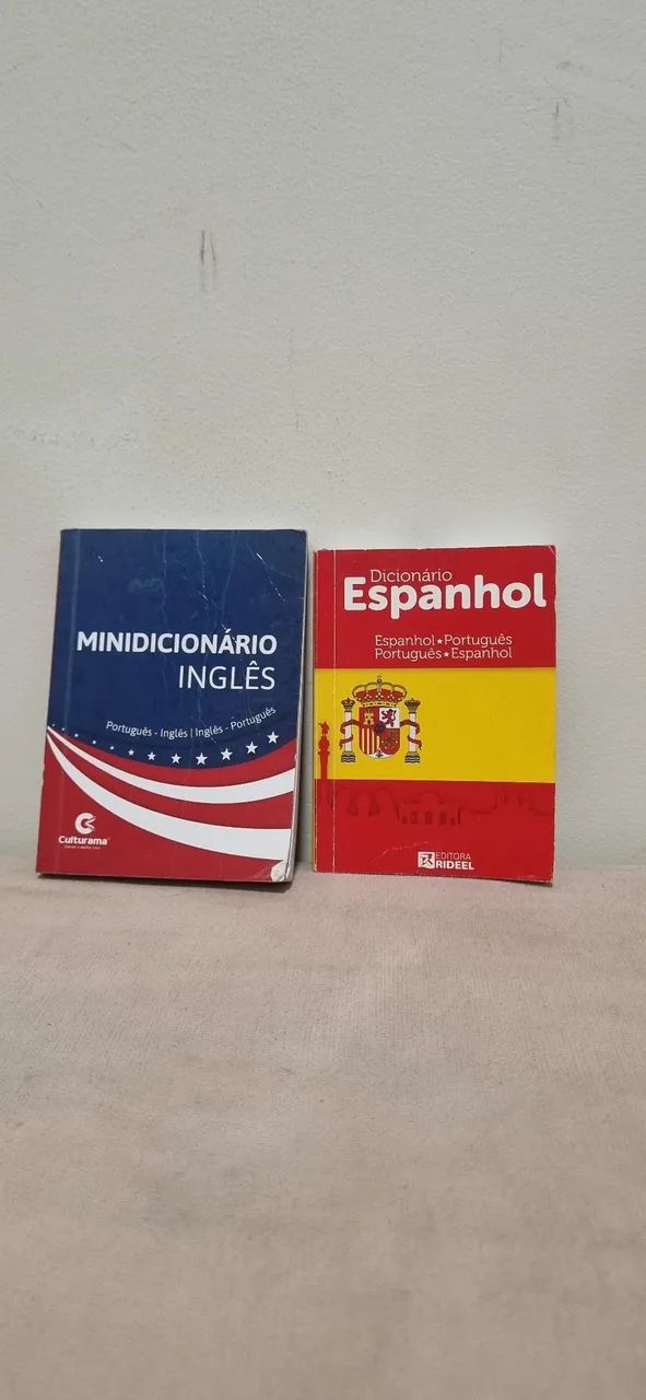 Dicionário de inglês e espanhol 