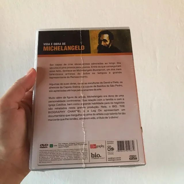 dvd lacrado - vida e obra de michelangelo - Foto 2