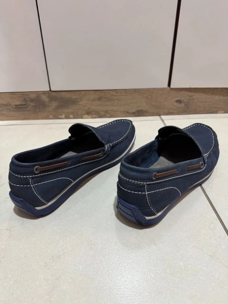 Mocassim Democrata Azul Tamanho 39 - Foto 2