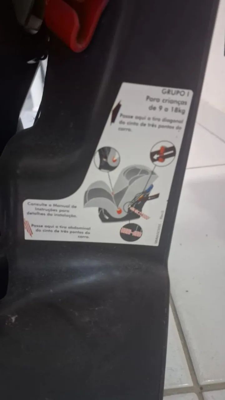 Cadeirinha para Carro Burigotto Matrix Evolution (0 a 25kg) - Cinza - Foto 3