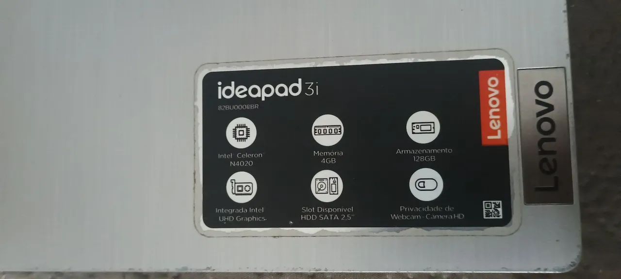 Notebook Lenovo IdeaPad 3I-15IGL  - Foto 4