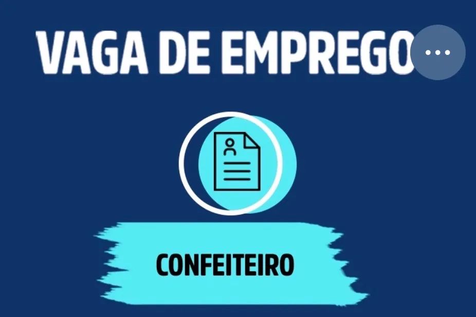  Vaga para confeiteiro 