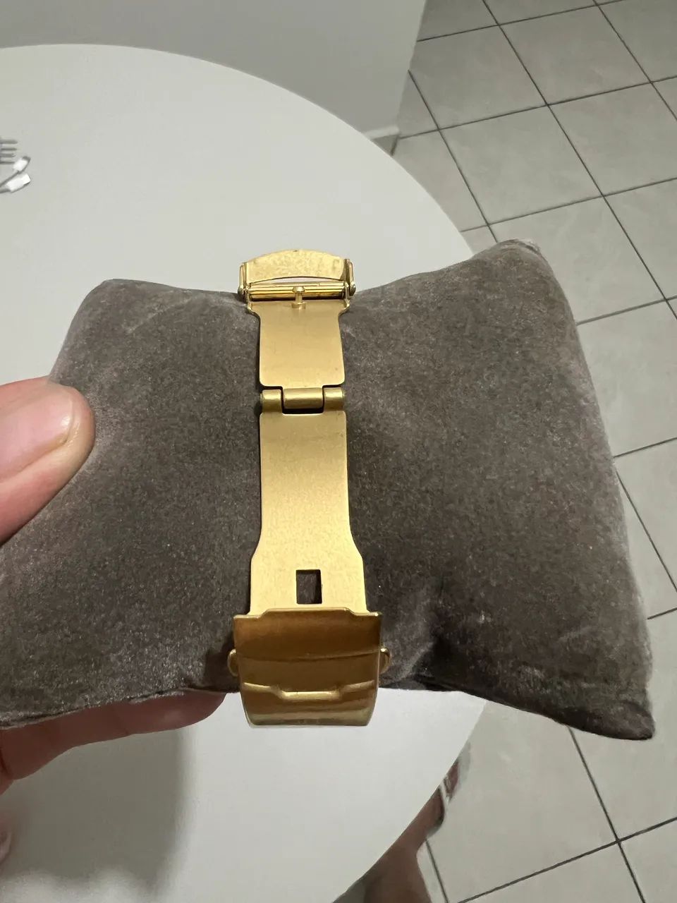 Relógio / bulova  / dourado / nota de compra .. - Foto 4