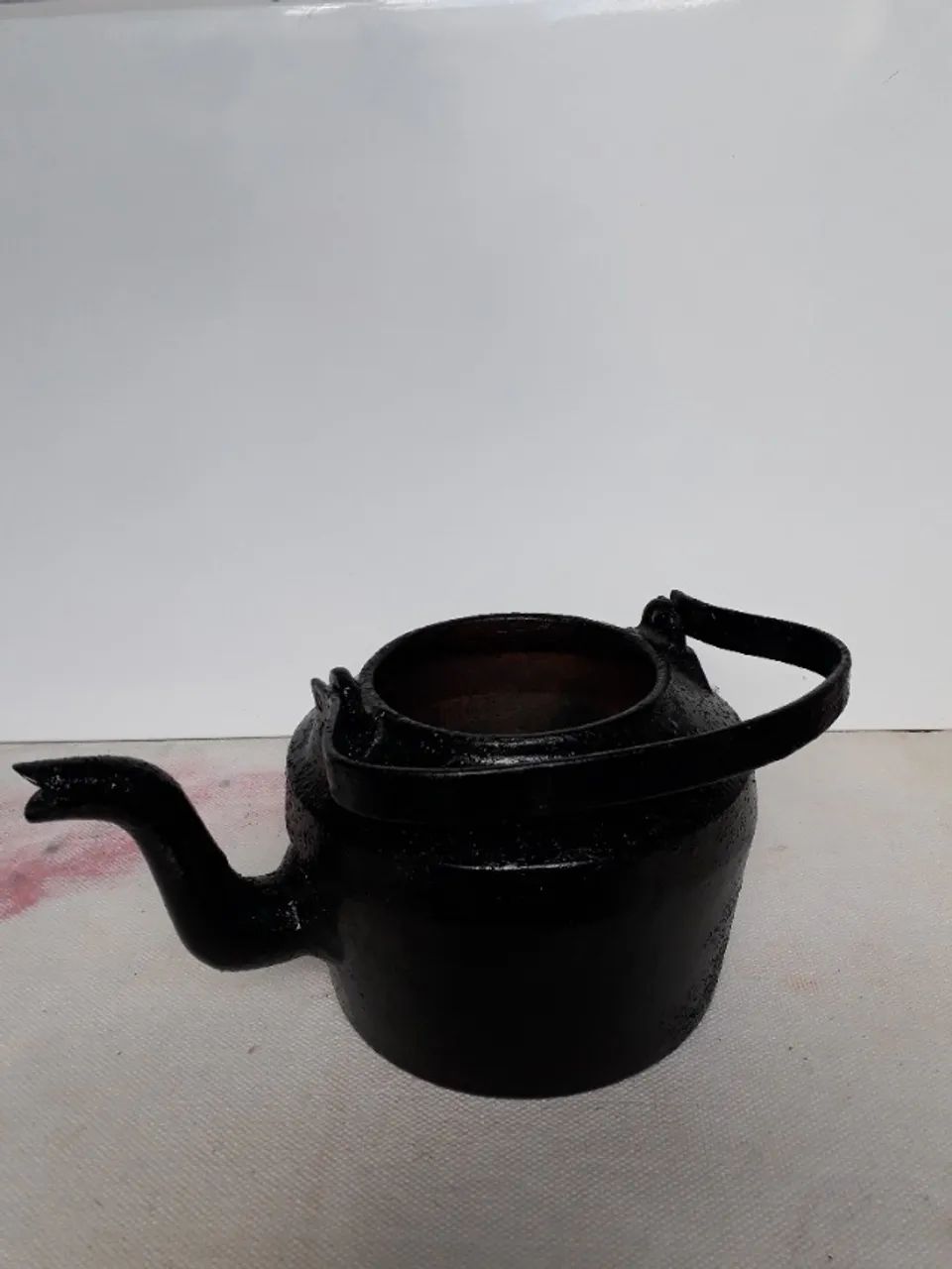 Chaleira de Ferro Antiga  - Foto 3