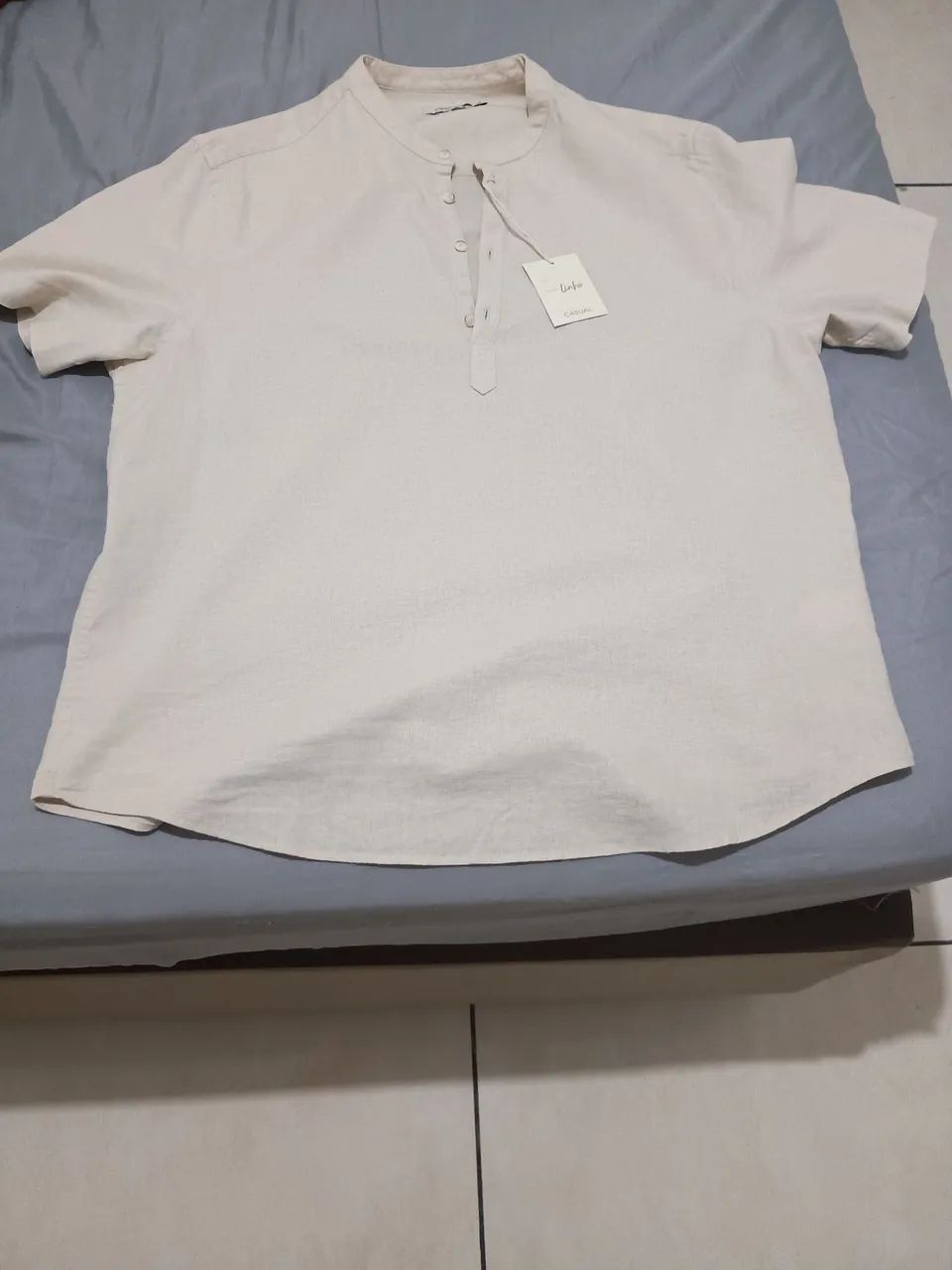 Camisa linho casual nova - Foto 4