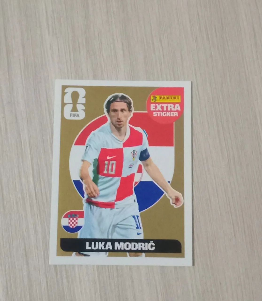  Luka Modric Gold Copa 2026 Extra Sticker Original Panini