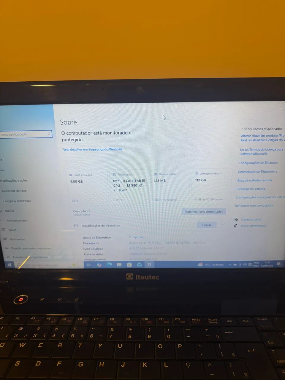 notebook i5 - com ssd para uso simples  - Foto 3