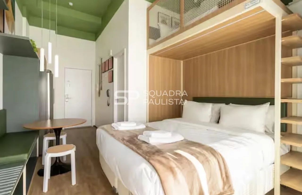 Studio com 27.0 m², mobiliado, com pé direito de 3,70m à venda em Moema Passaros - Foto 3
