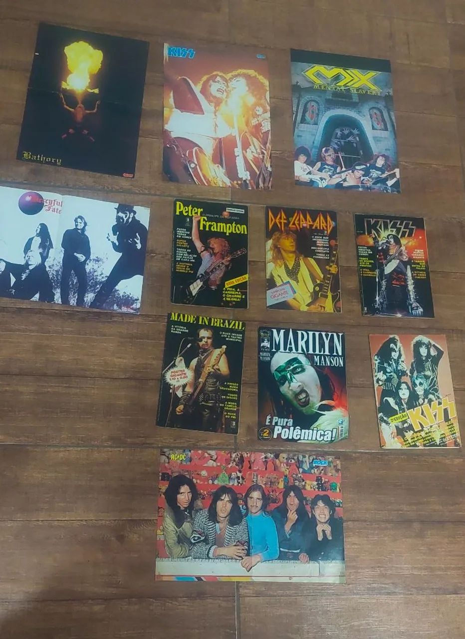 Lote de 11 posters sobreviventes 80/90