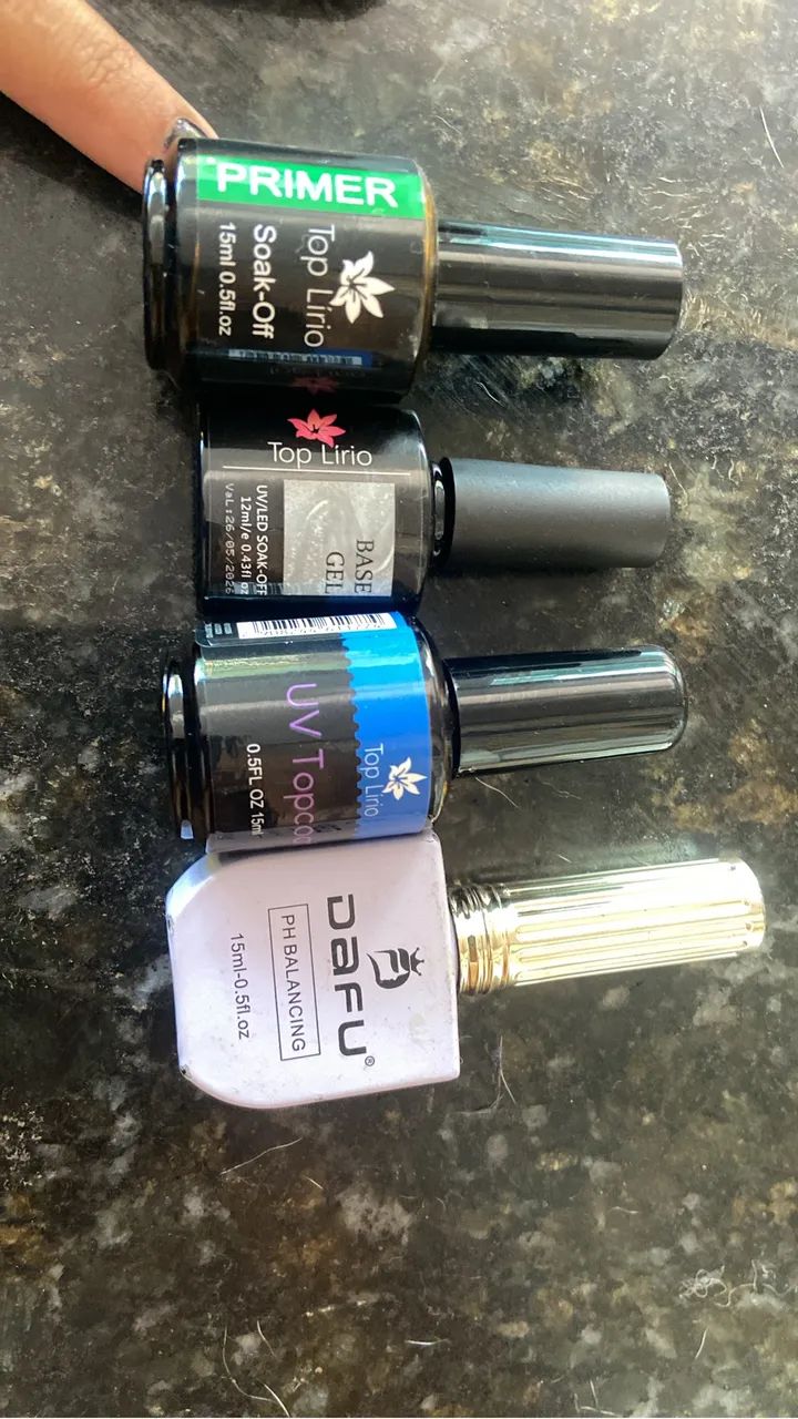 Kit produto de unha 