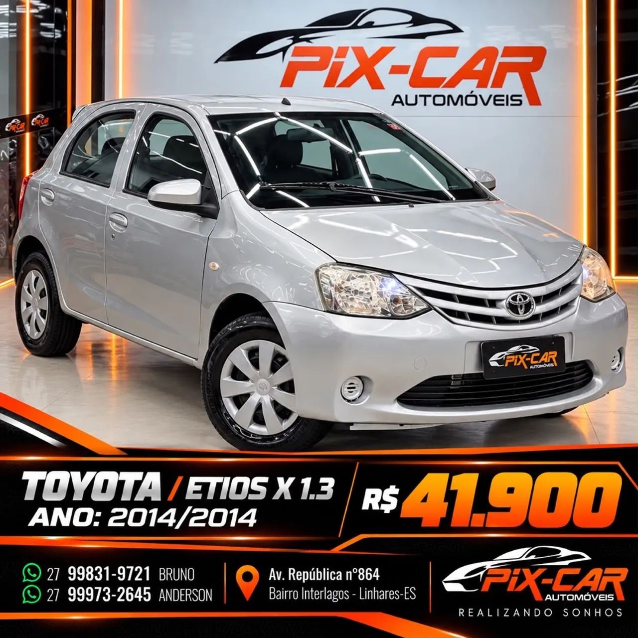 Toyota Etios 1.3 16V FLEX 2014
