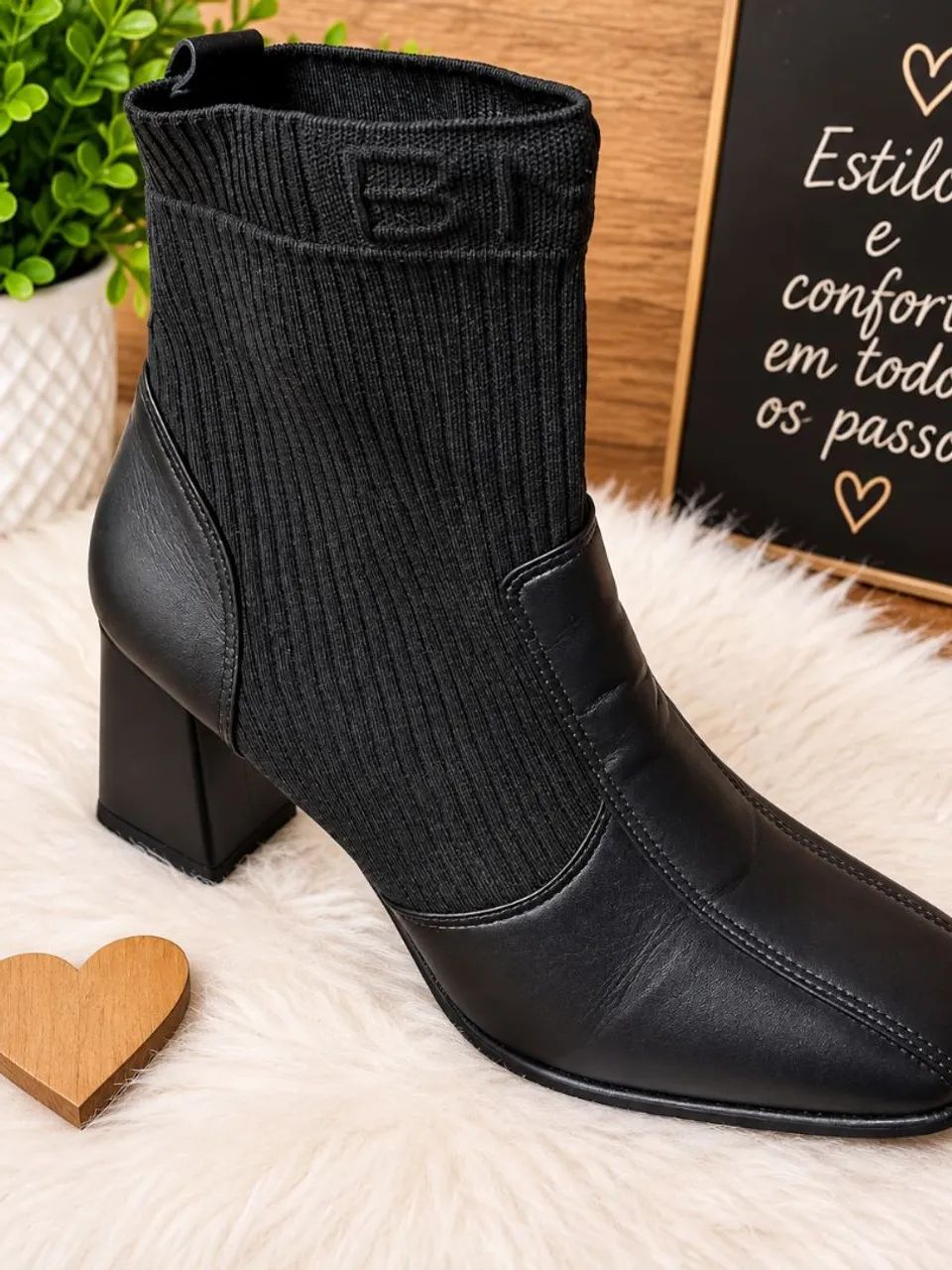 Bota Biamar Paris com malha 38...estado de nova
