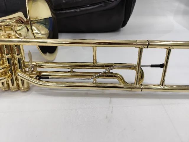 Trombone HS Musical TBV2 Sib Trigger - c/ Gatilho e Contrapeso - Laqueado - NOVO R$ 11.990 - Foto 5