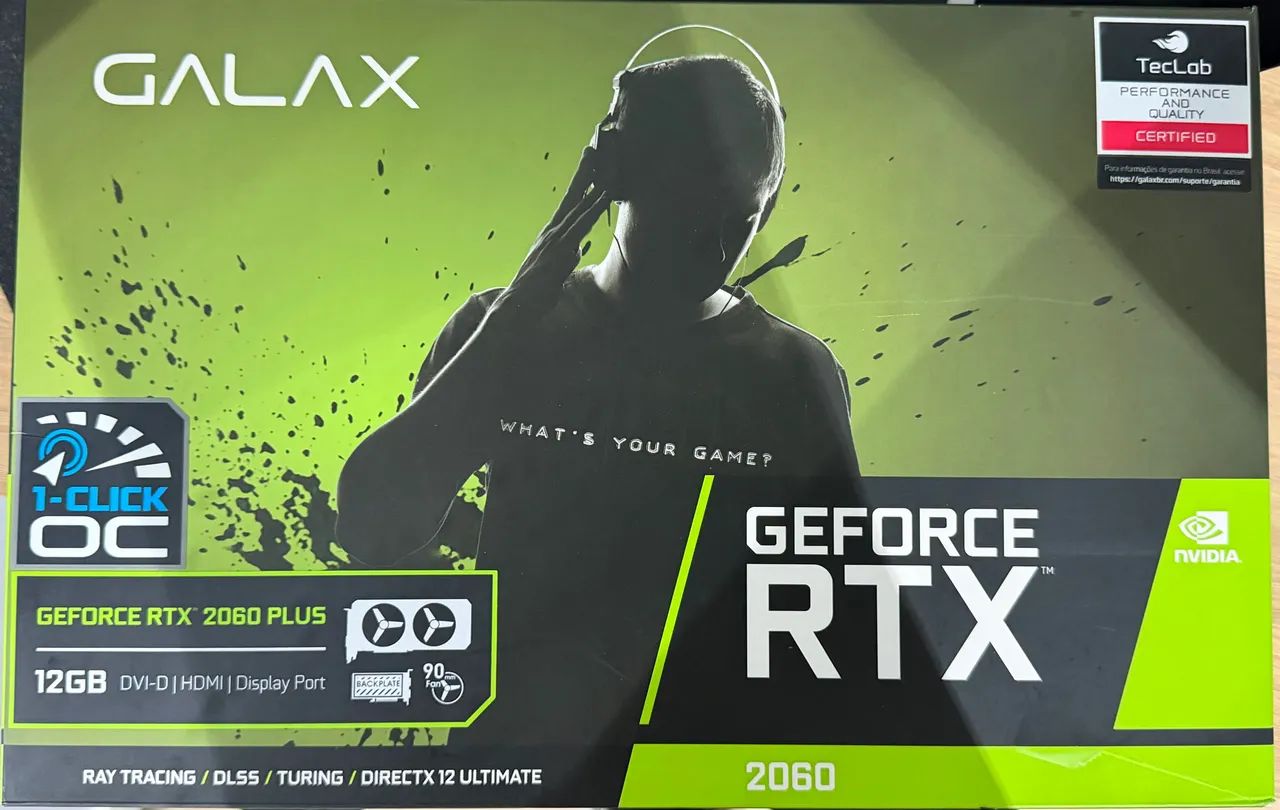 Placa de vídeo Rtx GeForce 2060 12gb Plus - Foto 2