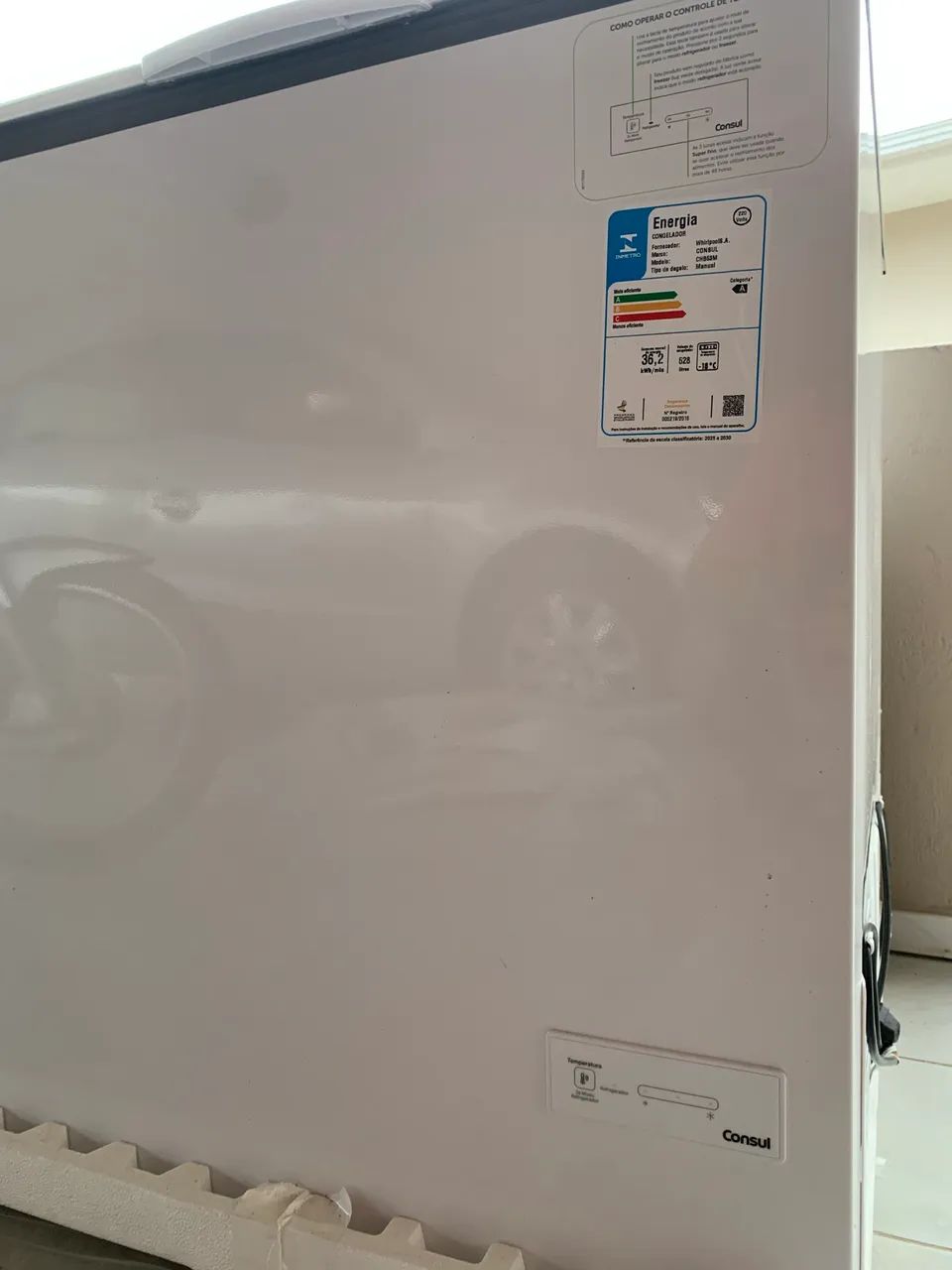 Vendo Freezer cônsul 528 litros NOVO - Foto 2