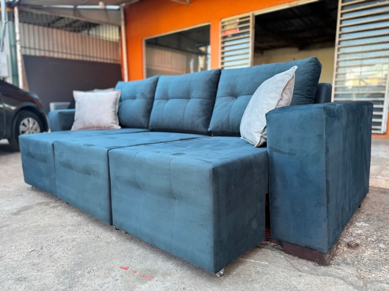 PROMOÇÃO SOFÁ 3 ASSENTOS RETRÁTIL - Foto 4