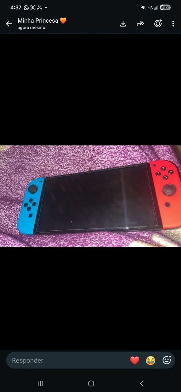 NINTENDO SWITCH OLED COMPLETO PARA TROCA EM PLACA DE VIDEO