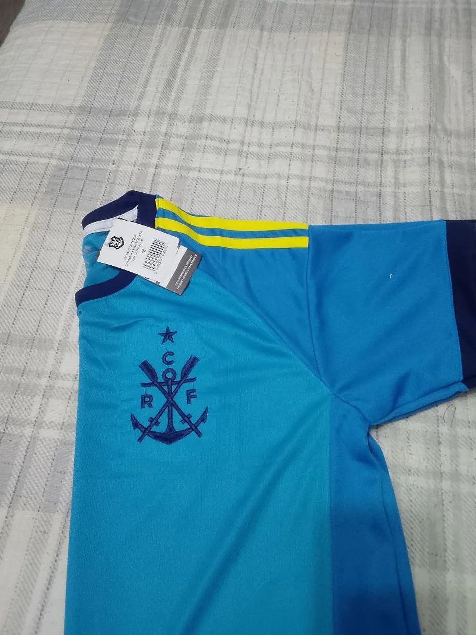 Camisa flamengo azul/goleiro - Foto 3