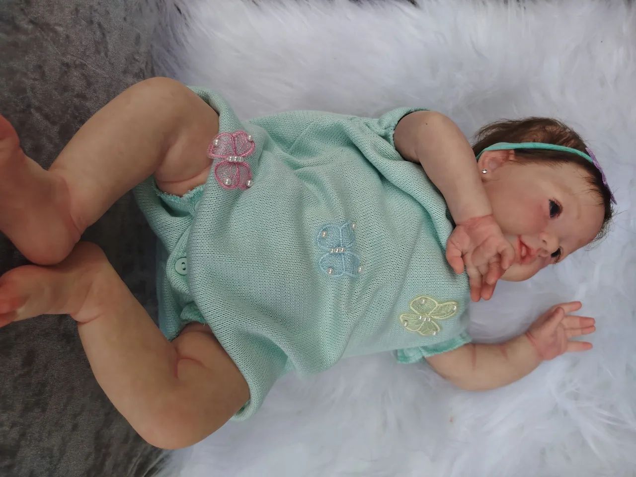 Bebê Reborn kit abigail smile - Foto 3