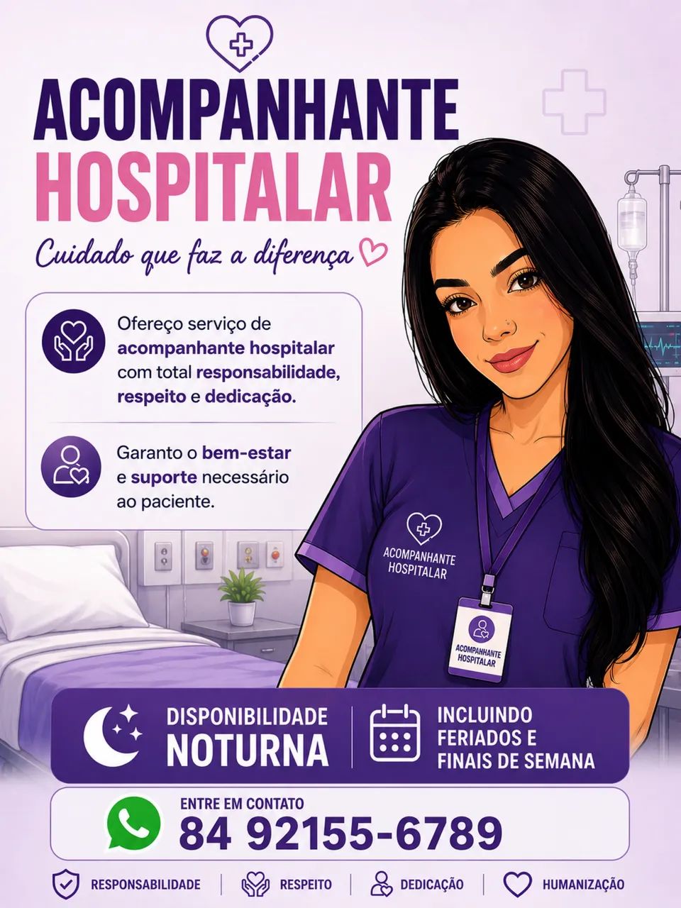 Acompanhante hospitalar 