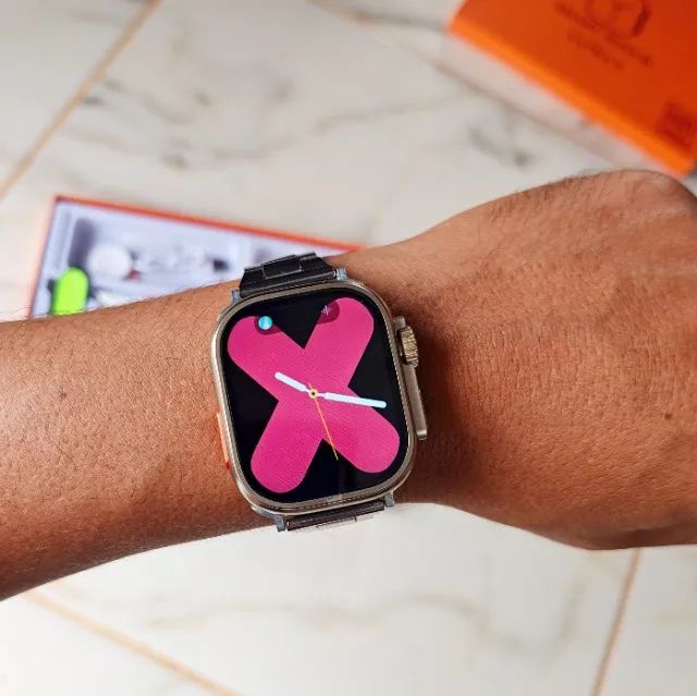 Smartwatch Ultra 9 com 7 Pulseiras 49mm - Foto 5