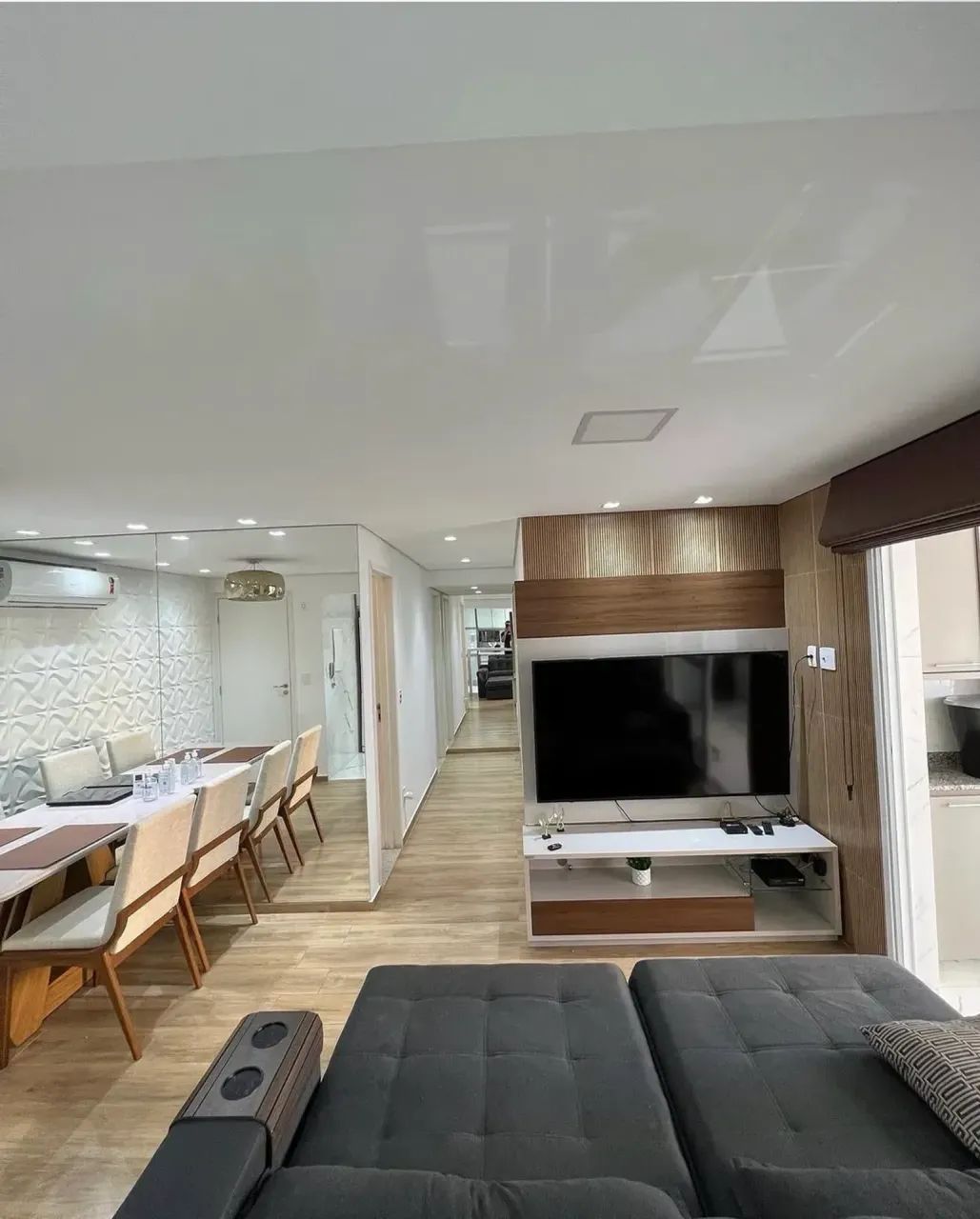 Lindo apartamento mobiliado e decorado 3 quartos - Foto 2