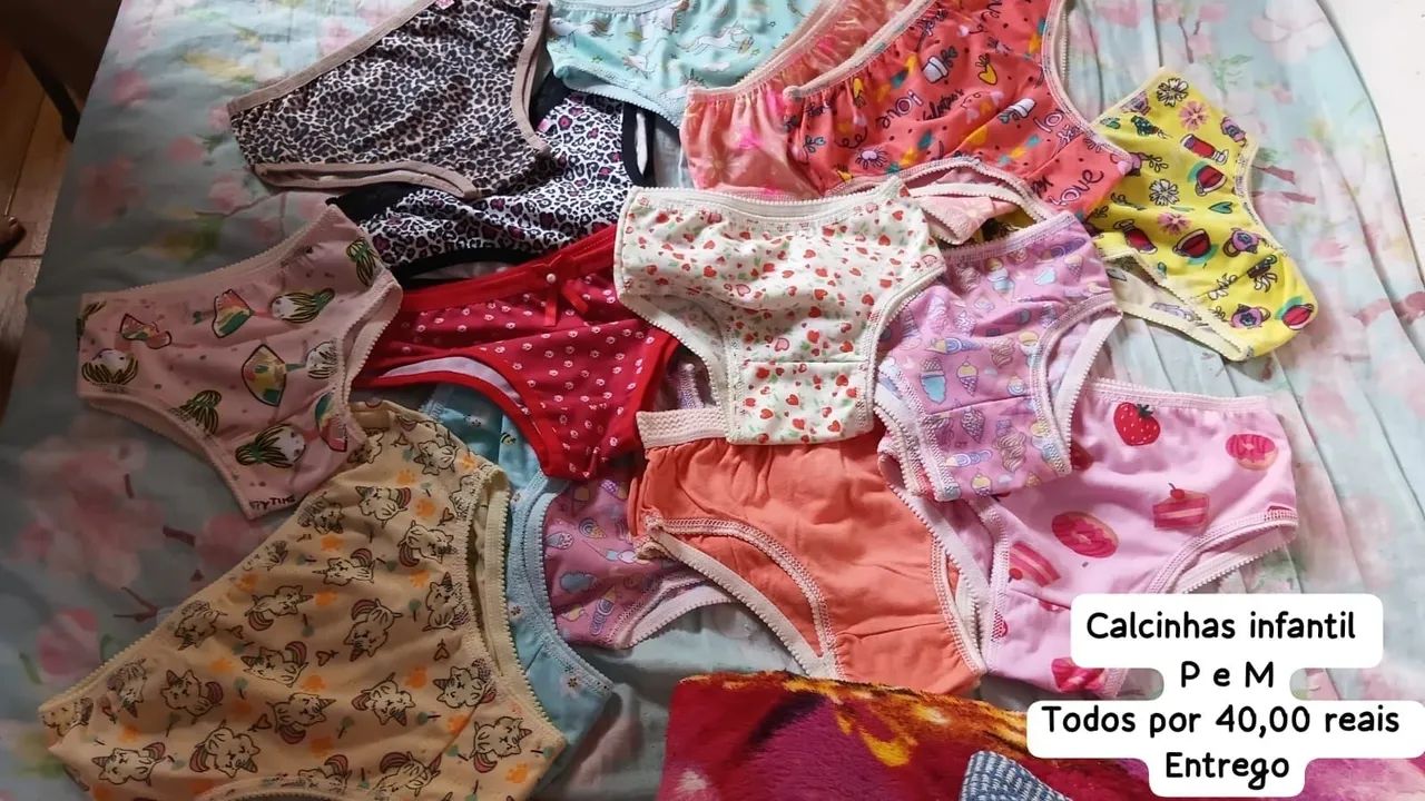 Cuecas e calcinhas infantil novo - Foto 2