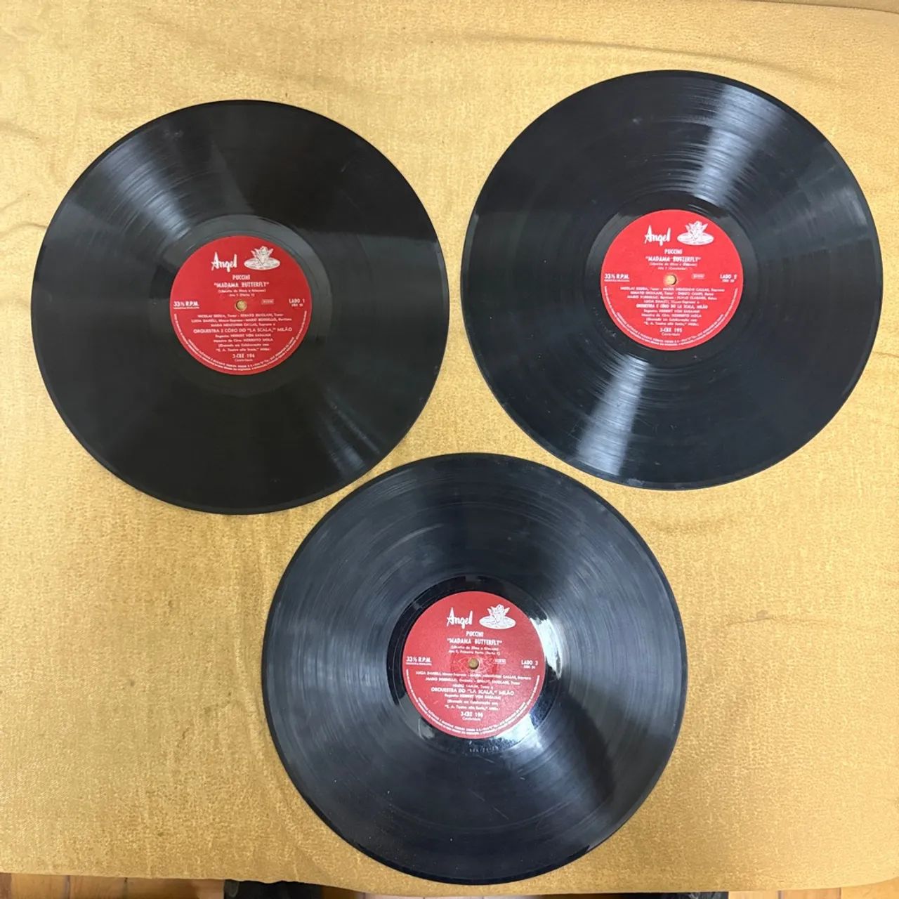 Box Vinil Tríplice Madama Butterfly - Maria Callas / Karajan (1955