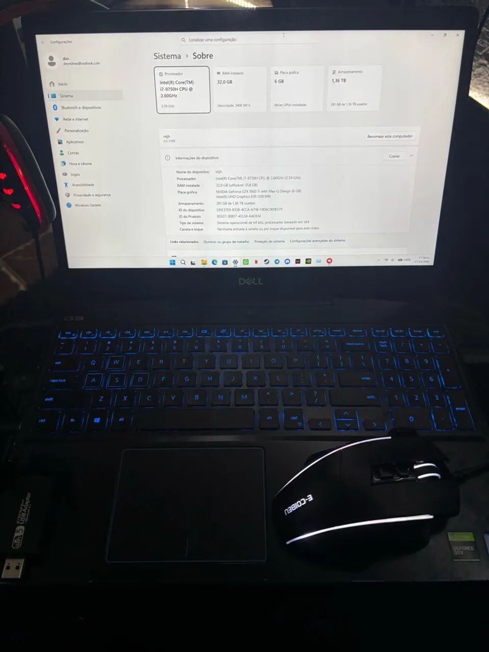 Notebook Gamer Dell G3 - Foto 5