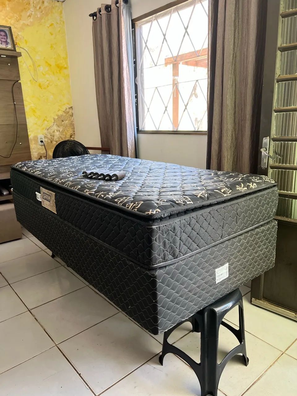 Cama box solteirão completa 