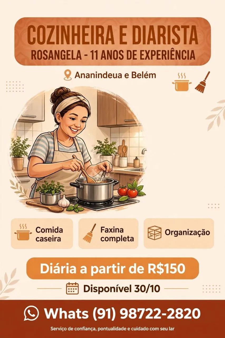 COZINHEIRA DIARISTA 