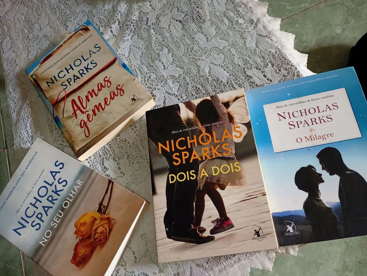 BOX 4 LIVROS NICHOLAS SPARKS