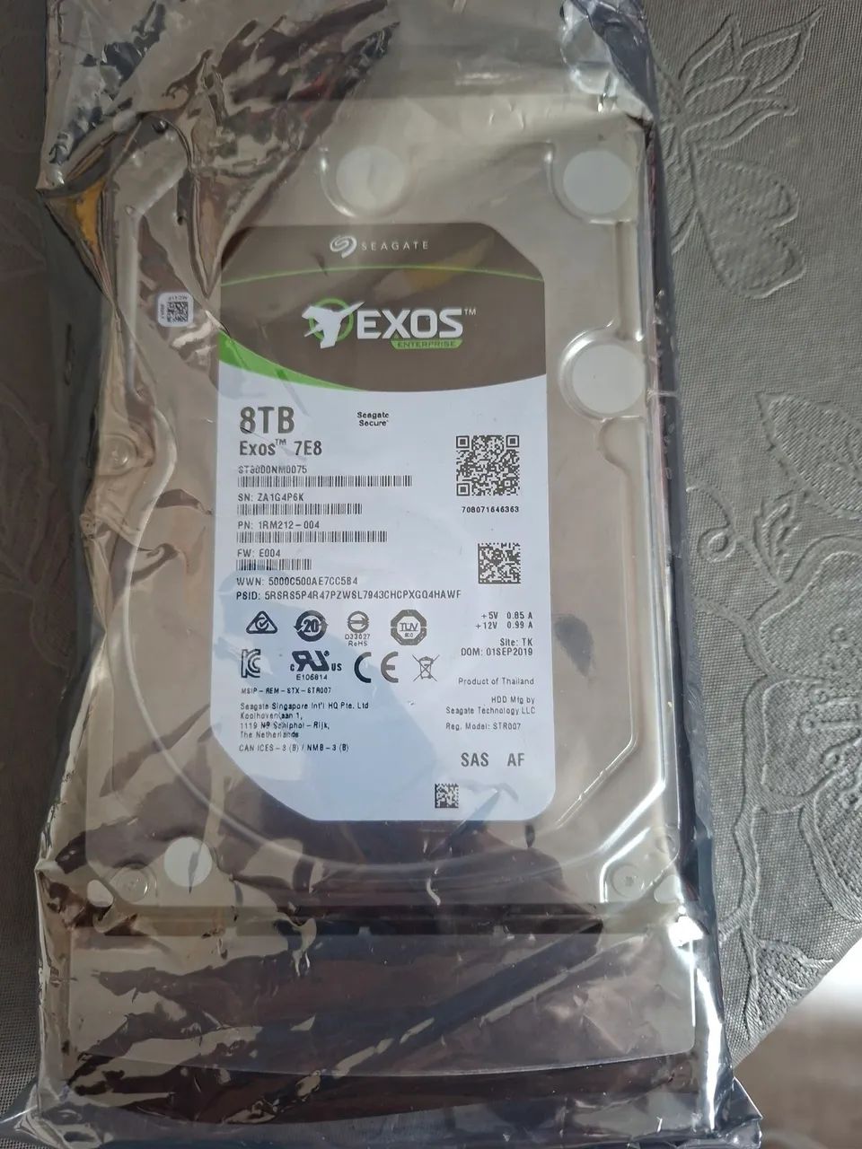 HD sensate  Exos  de 8TB SAS