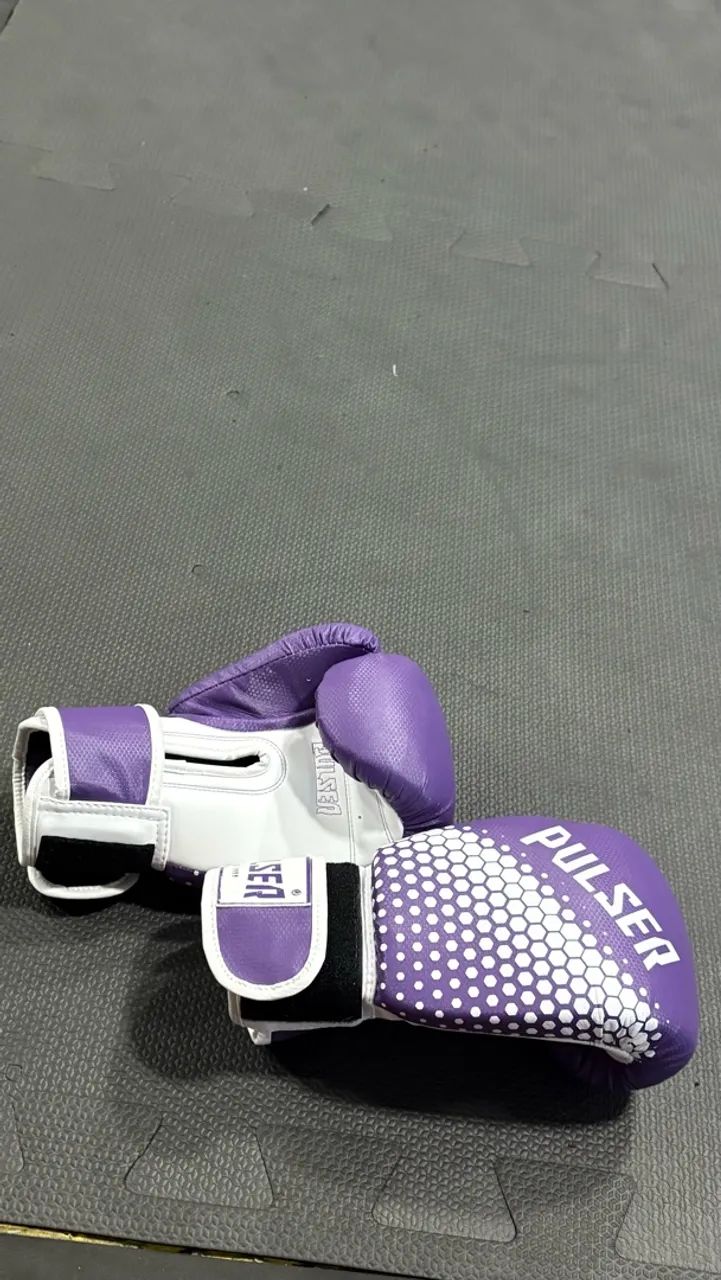 Luva de boxe muay thai 12 oz - Foto 3